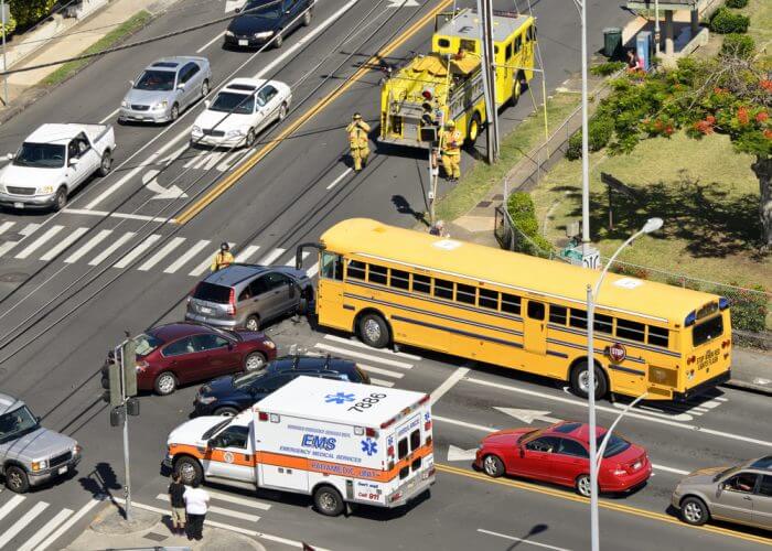 school bus accident