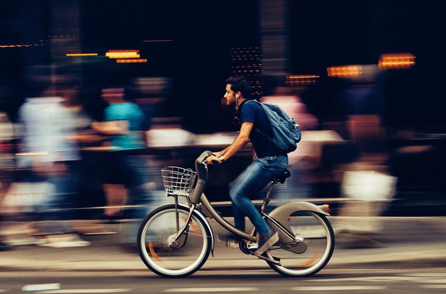 bicycle in city