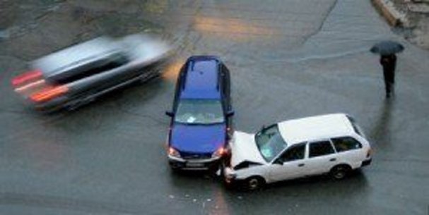 interintersection collision in california