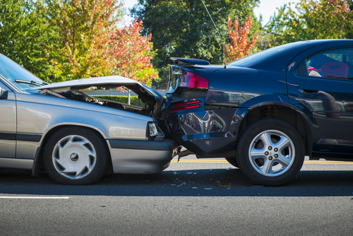 auto accident rear ended